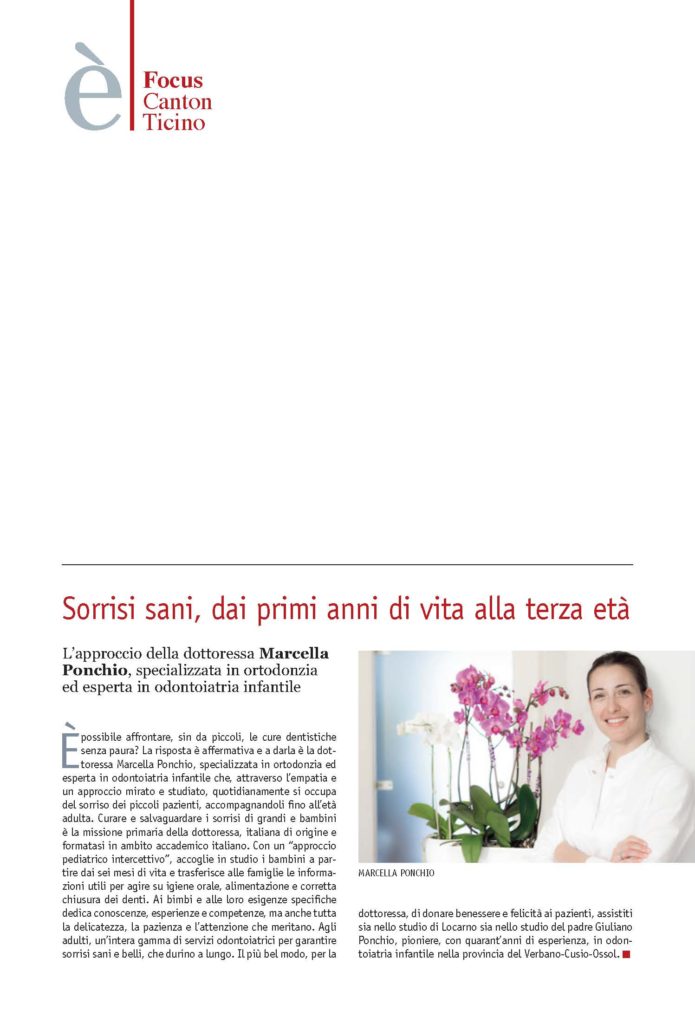 ARTICOLO-STIL'E'- PONCHIO-DENTISTA-LOCARNO